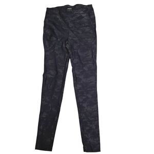 Peach Camo Print Leggings Women M Camo High Waist Athleisure Workout Stretch Fit